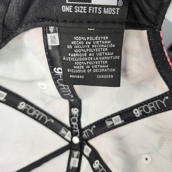 New Era 9FORTY LA Dodgers Floral Hibiscus Hat Structured Curved Brim Cap OSFA - Picture 9 of 9